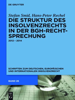 cover image of Die Struktur des Insolvenzrechts in der BGH-Rechtsprechung